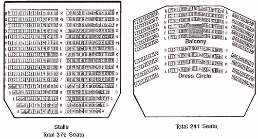 Coilseum Theatre Seating Plan