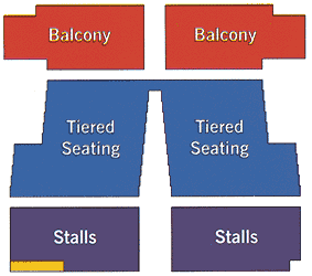 Oswaldtwistle Civic Theatre Seating Plan