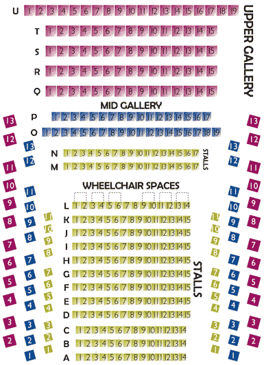 The Market Place Theatre Seating Plan
