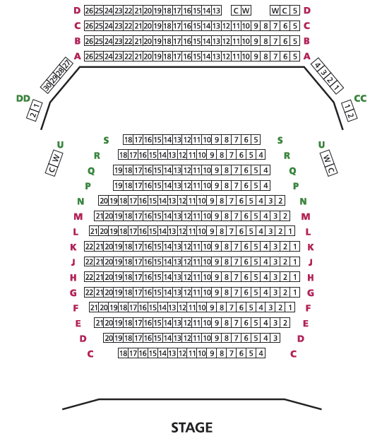 Haymarket Theatre Seating Plan