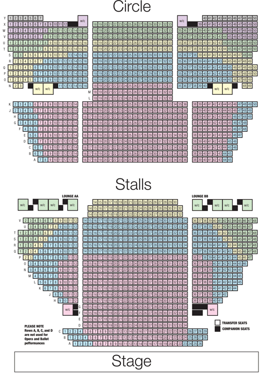 Hippodrome Theatre Seating Plan