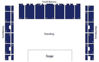 Towngate Theatre Seating Plan