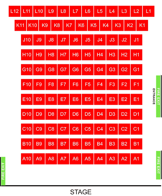 Bromley Little Theatre Seating Plan
