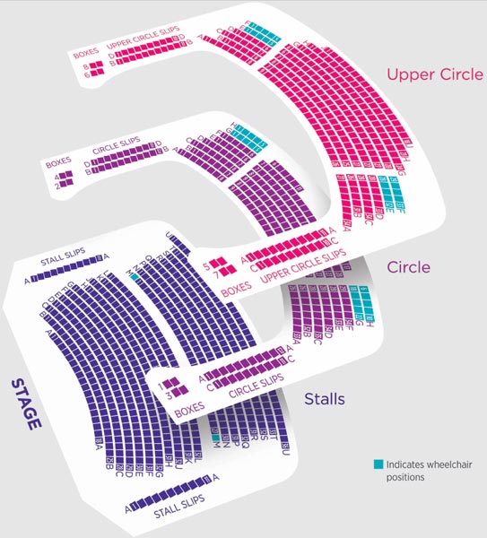 The Marlowe Theatre Seating Plan