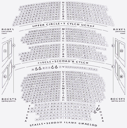 Cardiff New Theatre Seating Plan