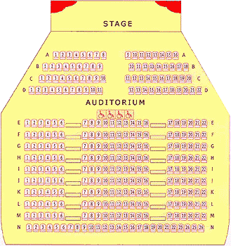 The Elgiva Theatre Seating Plan