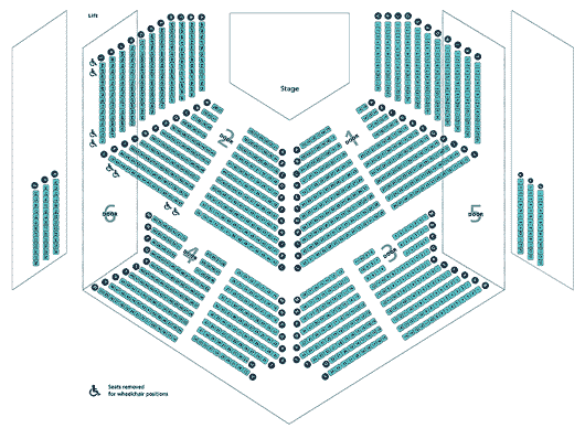 Festival Theatre Seating Plan