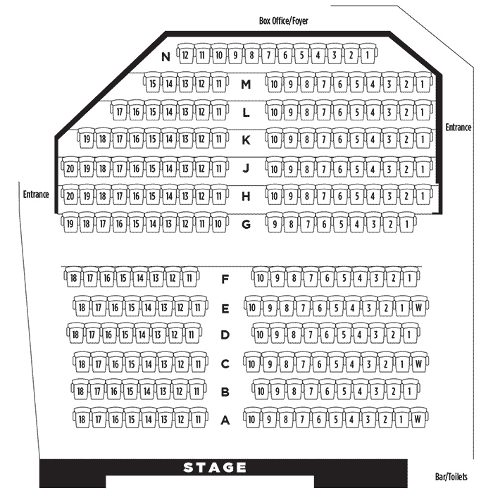 Little Theatre Seating Plan