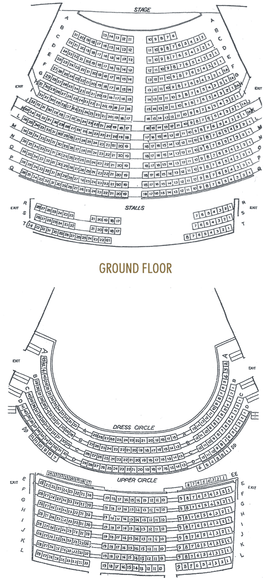 Cork Opera House Seating Plan