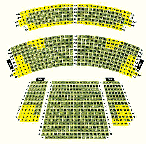 Darlington Civic Theatre Seating Plan