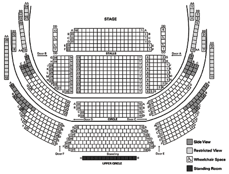 The Orchard Theatre Seating Plan
