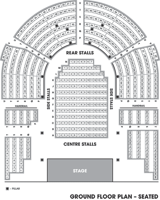 The Queens Hall Seating Plan