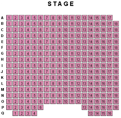 Barnfield Theatre Seating Plan Exeter