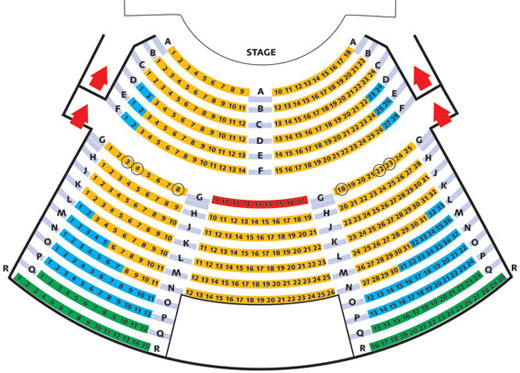 Northcott Theatre Seating Plan Exeter