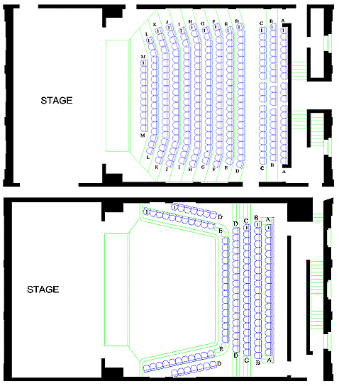 Town Hall Theatre Seating Plan