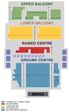 Tron Theatre Seating Plan