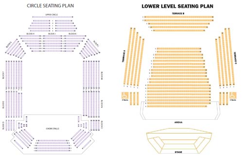 Royal Concert Hall Seating Plan