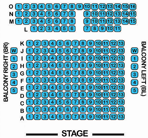 Guildhall Arts Centre Seating Plan