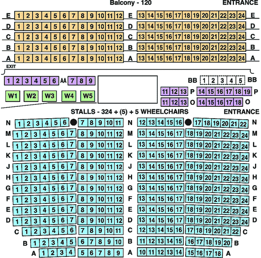 Beacon Theater Detailed Seating Chart