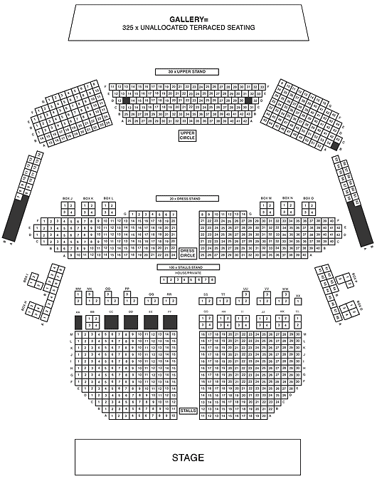 Hackney Empire Seating Plan