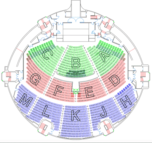Seating Plan Harrogate Internation Centre Auditorium