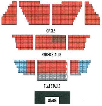 White Rock Theatre Seating Plan
