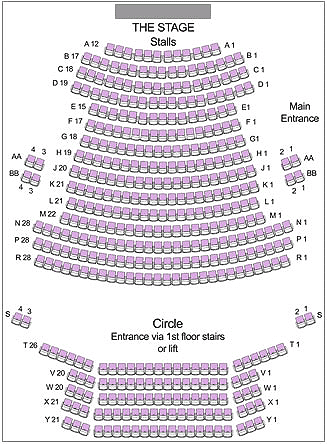 The Capitol Seating Plan