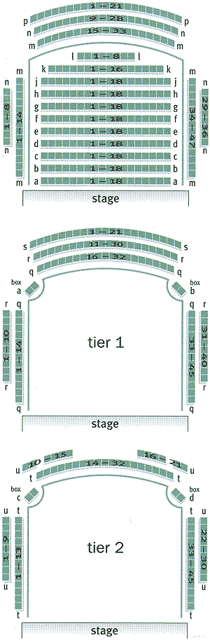 Lawrence Batley Theatre Seating Plan