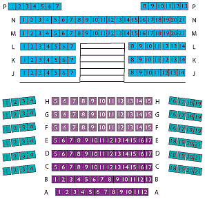 Priory Theatre Seating Plan