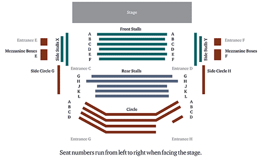 Theatre by the Lake, Lake District | Seating Plan, view the ...