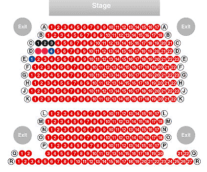 The Little Theatre Seating Plan