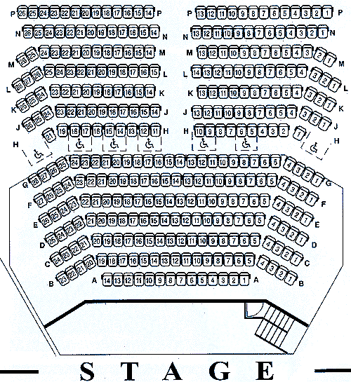 An Grianan Theatre Seating Plan