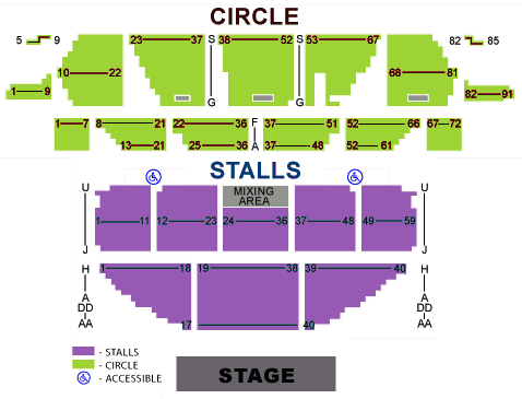 Empire Theatre Seating Plan