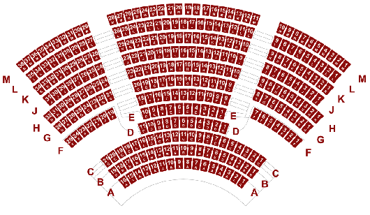 Howden Park Centre Seating Plan