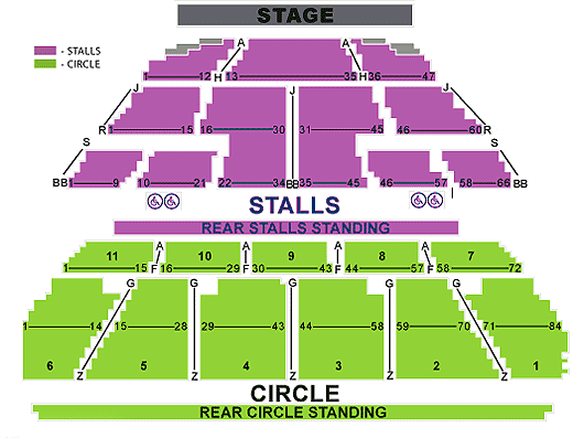 Eventim  Hammersmith Apollo Seating Plan