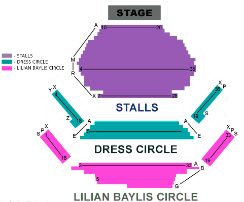 The Old Vic Seating Plan