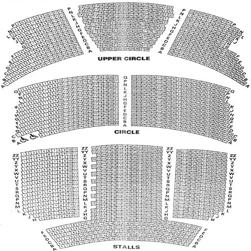 Palace Theatre Seating Plan