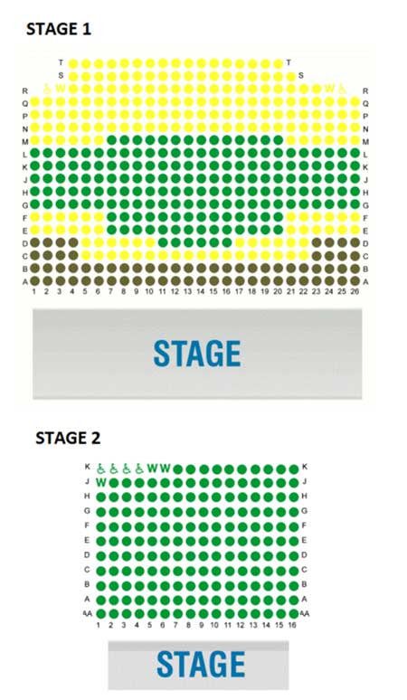 Northern Stage Seating Plan