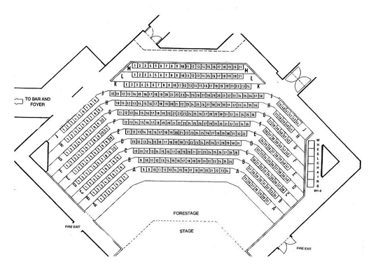 Medina Theatre Seating Plan