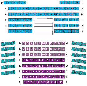 Strule Arts Centre Seating Plan
