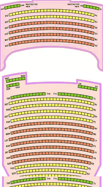 Oxford Playhouse Seating Plan