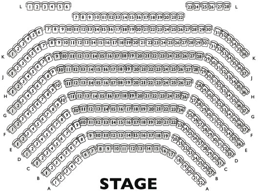 The Key Theatre Seating Plan