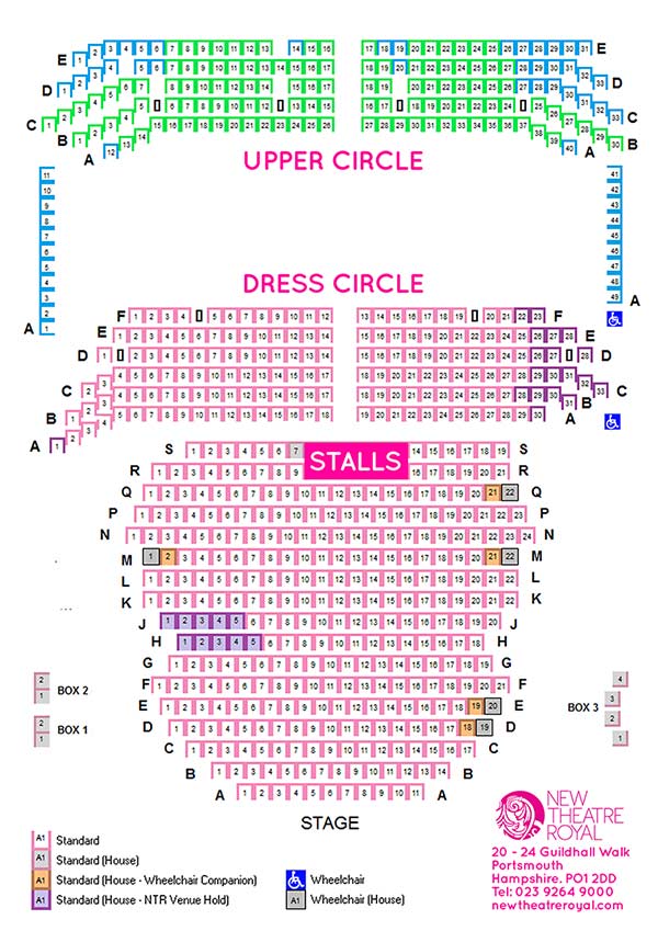 New Theatre Royal Seating Plan