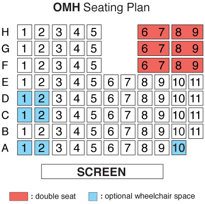 The Old Market Hall Seating Plan