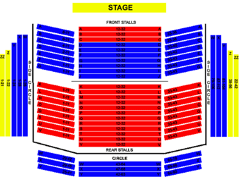 Embassy Theatre Seating Plan