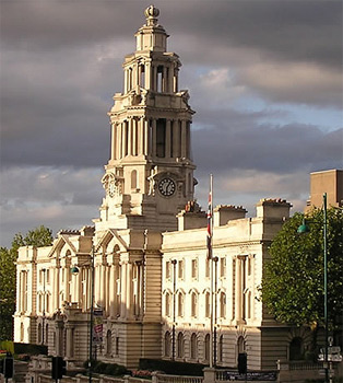 Stockport Town Hall in Stockport