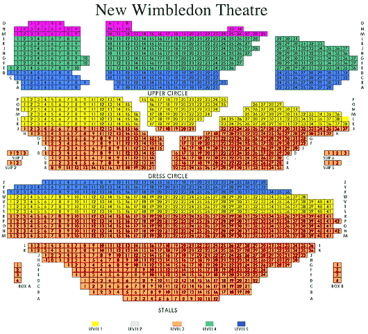New Wimbledon Theatre Seating Plan