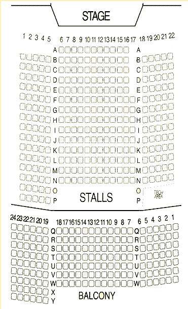 The Tivoli Theatre Seating Plan