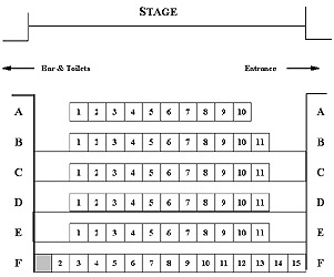 Chesil Theatre Seating Plan