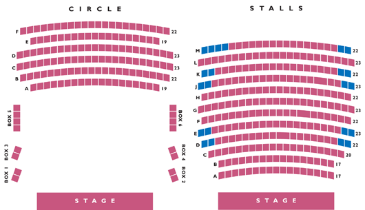 Theatre Royal Seating Plan